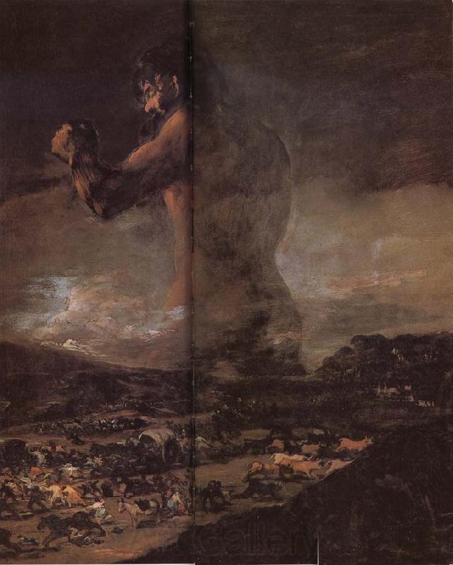 Francisco Goya The Colossus Norge oil painting art